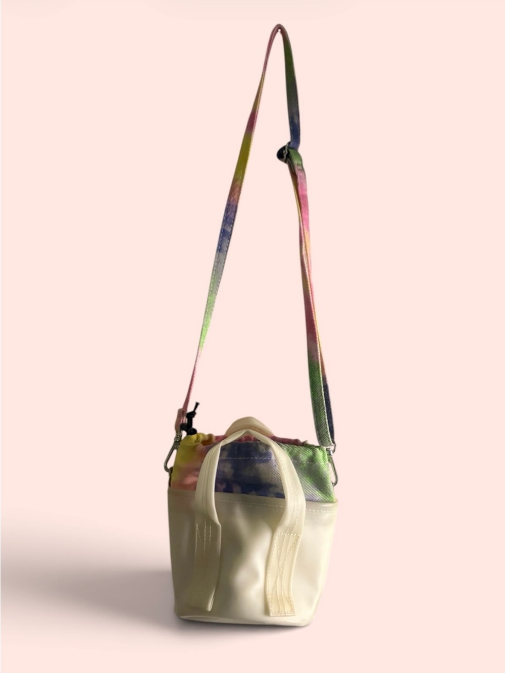 Women’s Multi-Color Tie-Dye Crossbody Tote Bag